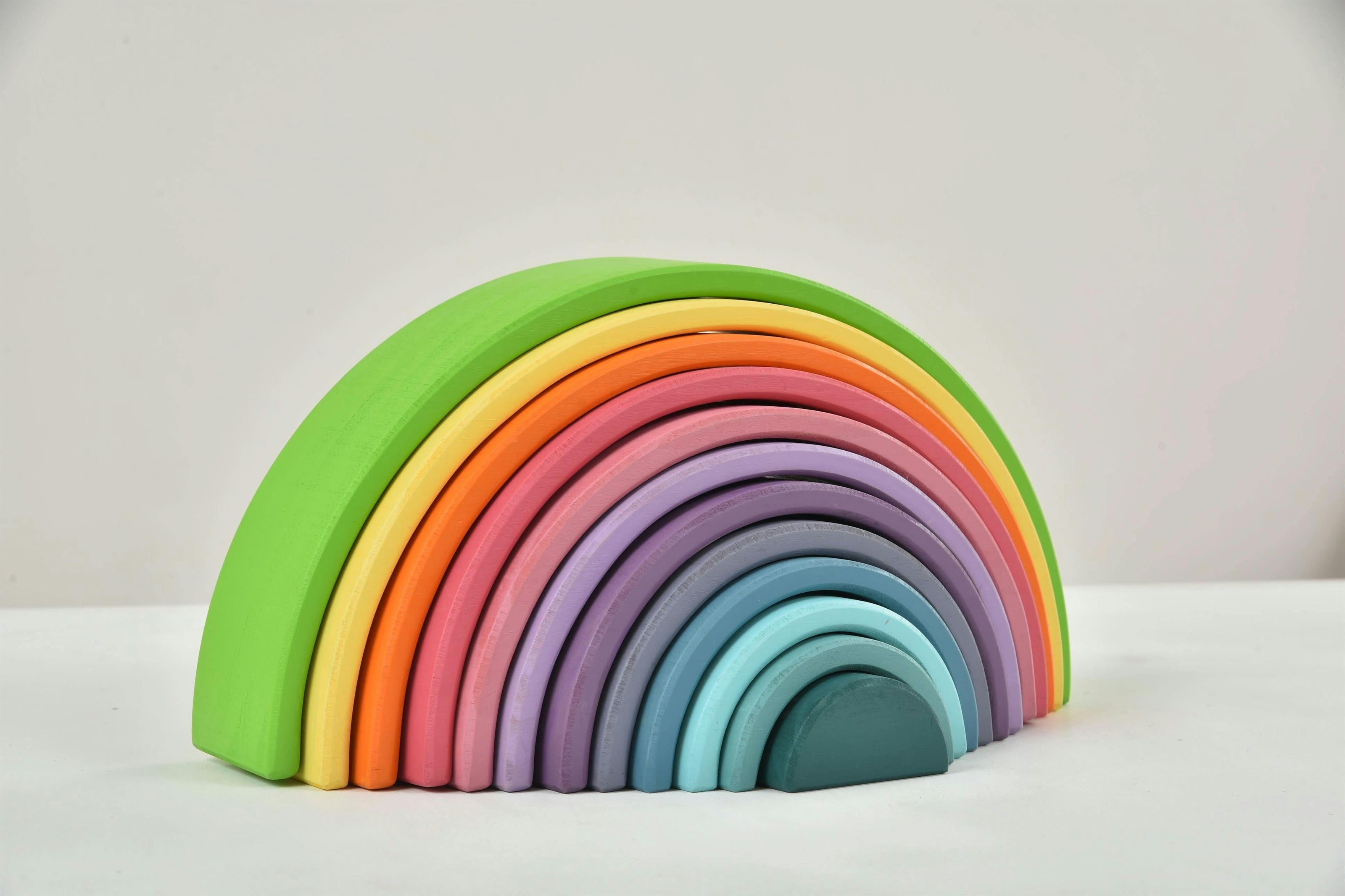 Avenlur Wooden Rainbow Stacker Blocks