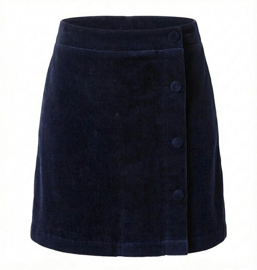 Reese Skirt Midnight Navy Corduroy
