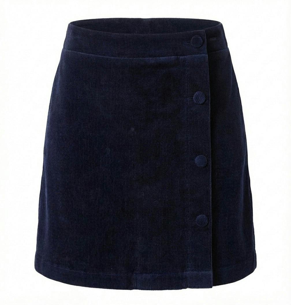Reese Skirt Midnight Navy Corduroy