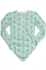 Rebecca Surf Suit Jellyfish Print Mint Sage