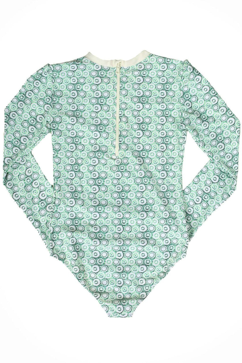 Rebecca Surf Suit Jellyfish Print Mint Sage