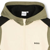 Ivory Hooded Cardigan