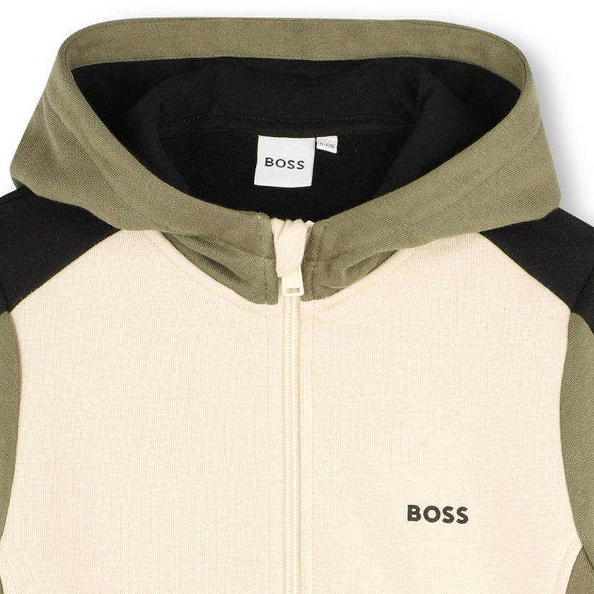 Ivory Hooded Cardigan