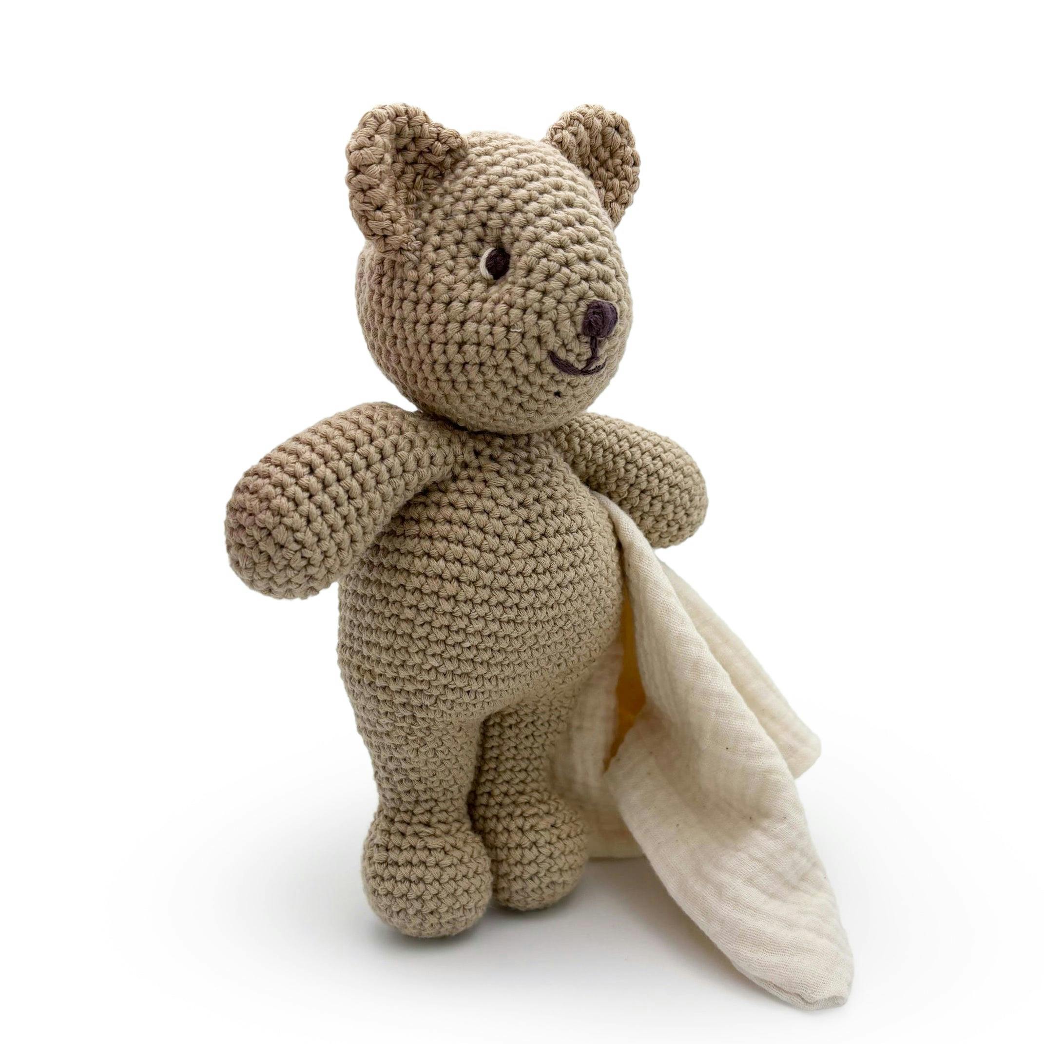 Teddy Bear Soft Toy 100% organic cotton
