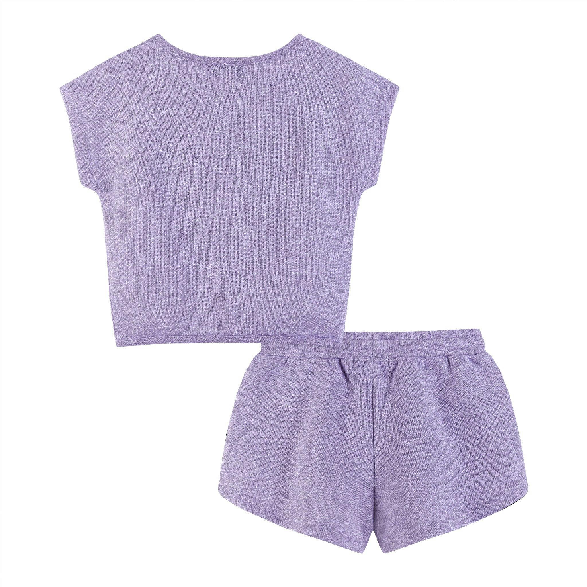 Kids Girls Tie-Front Top & Short Set