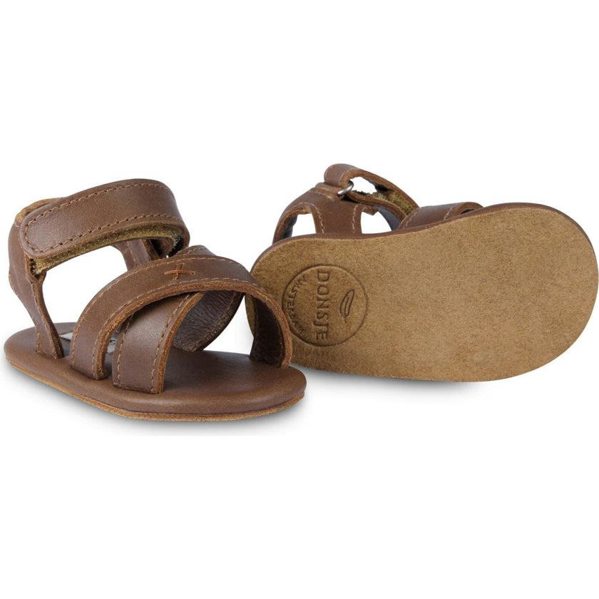 Tobi Cross Strap Classic Leather Sandals