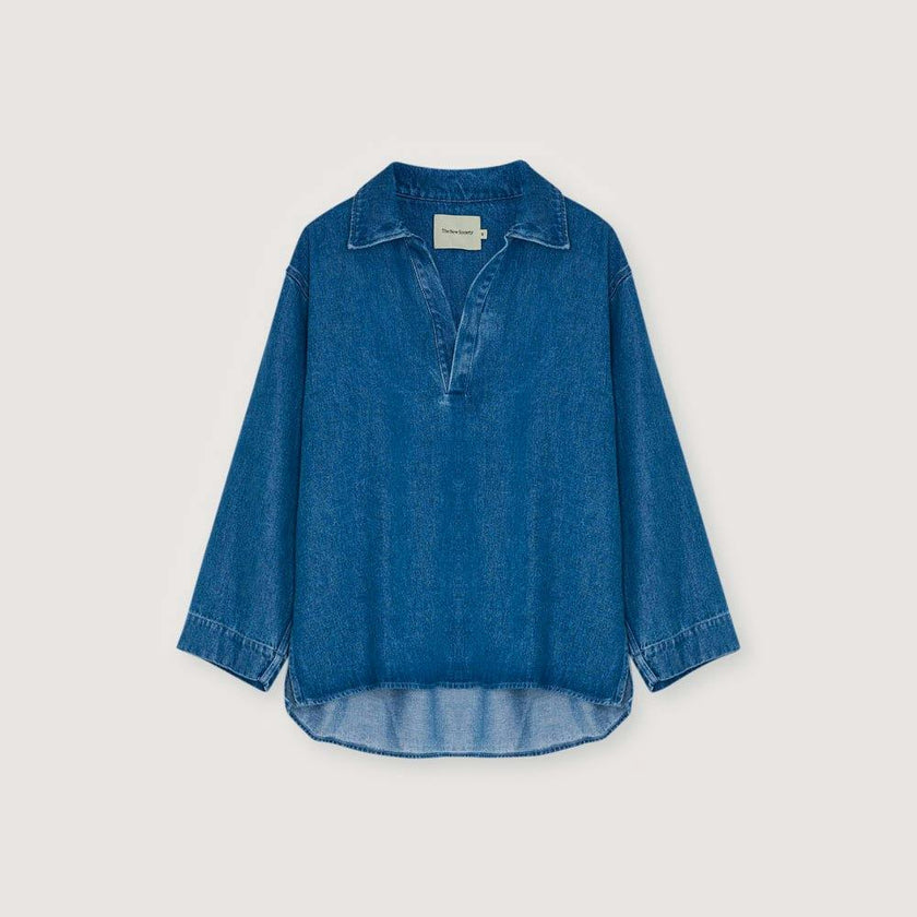 TNS Tencel Woman Shirt Mid Denim
