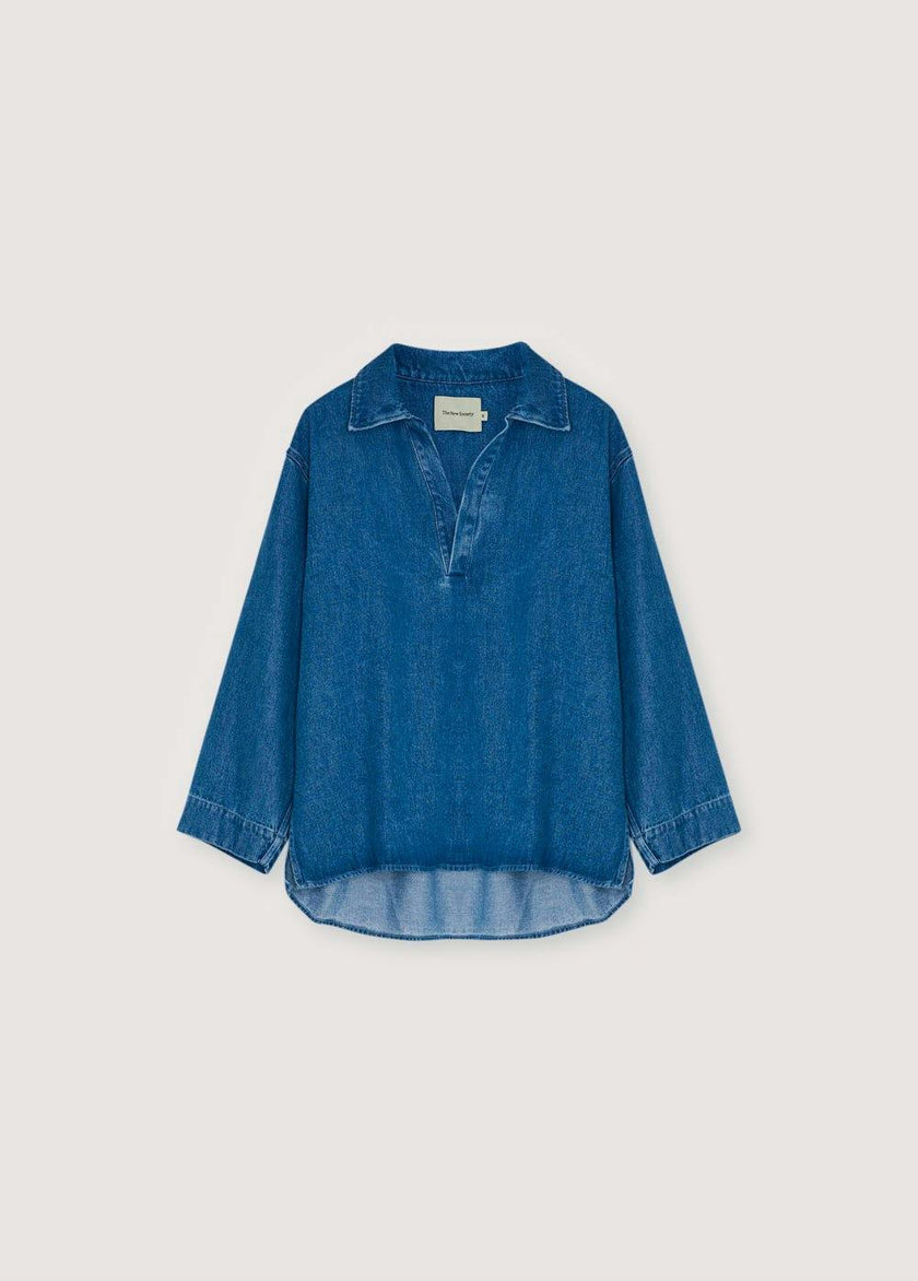 TNS Tencel Woman Shirt Mid Denim