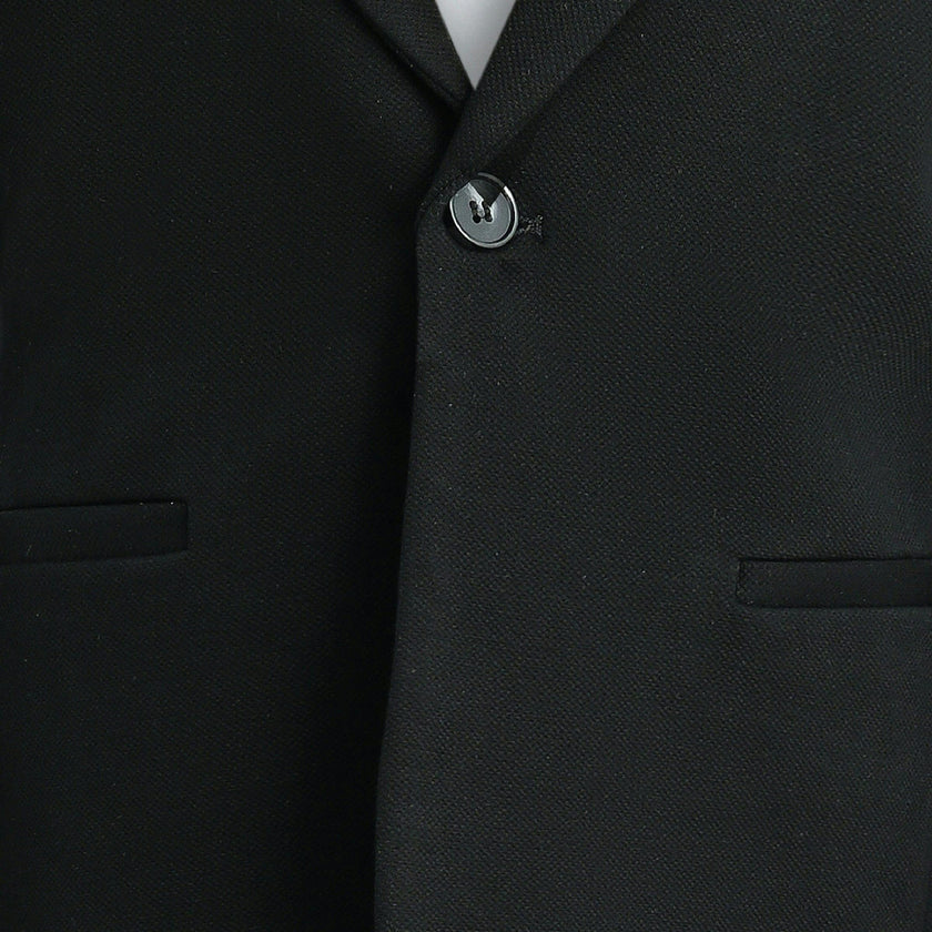 Black Slim-Fit Suit Set