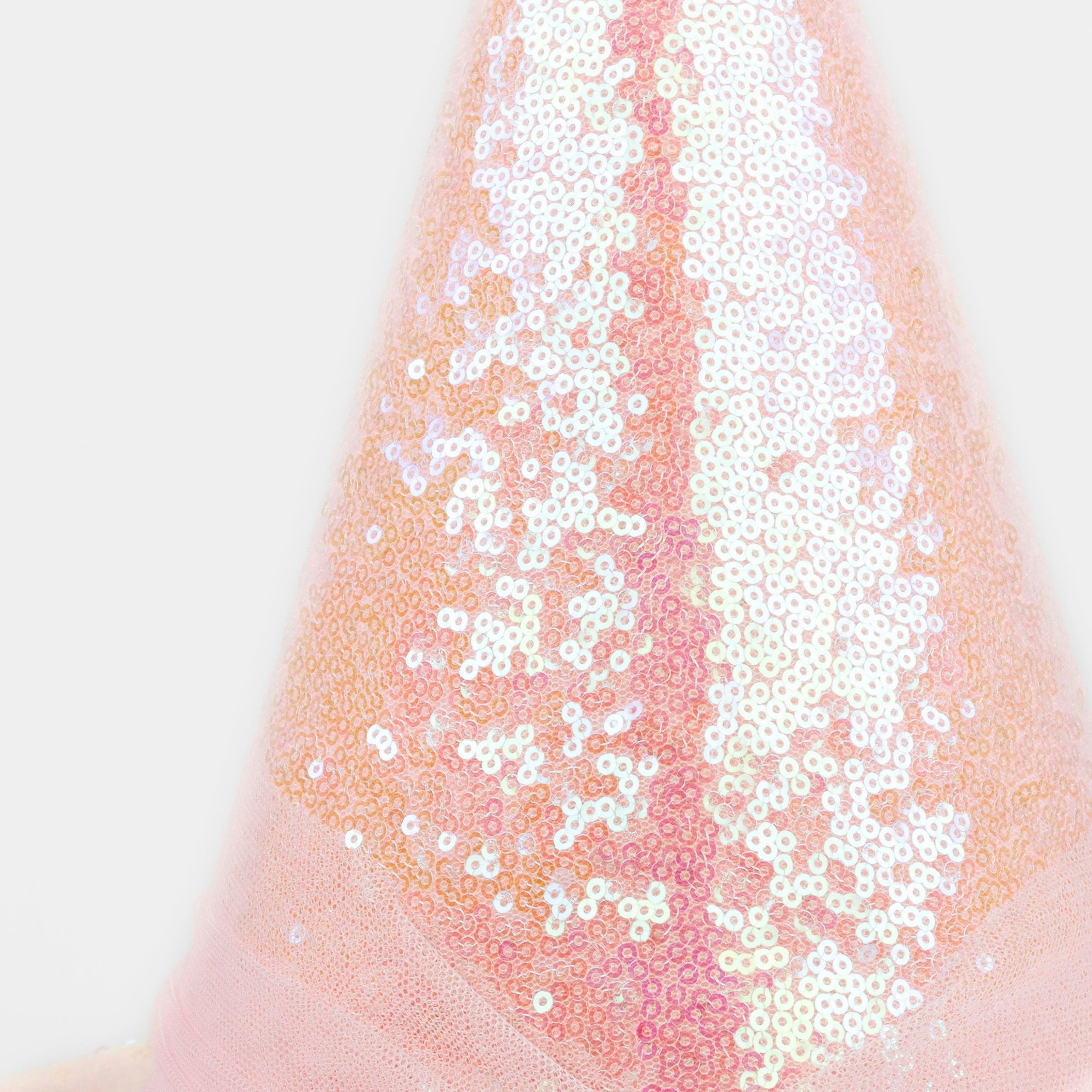 Pink Sequin Witch Hat