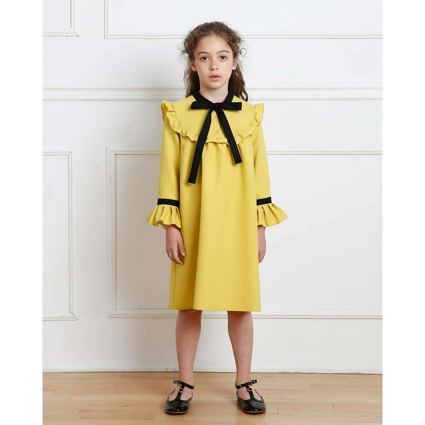 Emma dress (mustard)