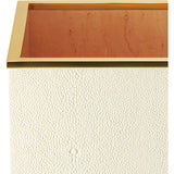 Classic Shagreen Waste Basket
