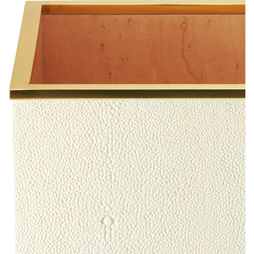 Classic Shagreen Waste Basket