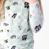 Minecraft Sleep Repeat Kids Pajamas