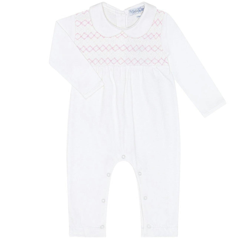 Signature Smocked Girls Playsuit
