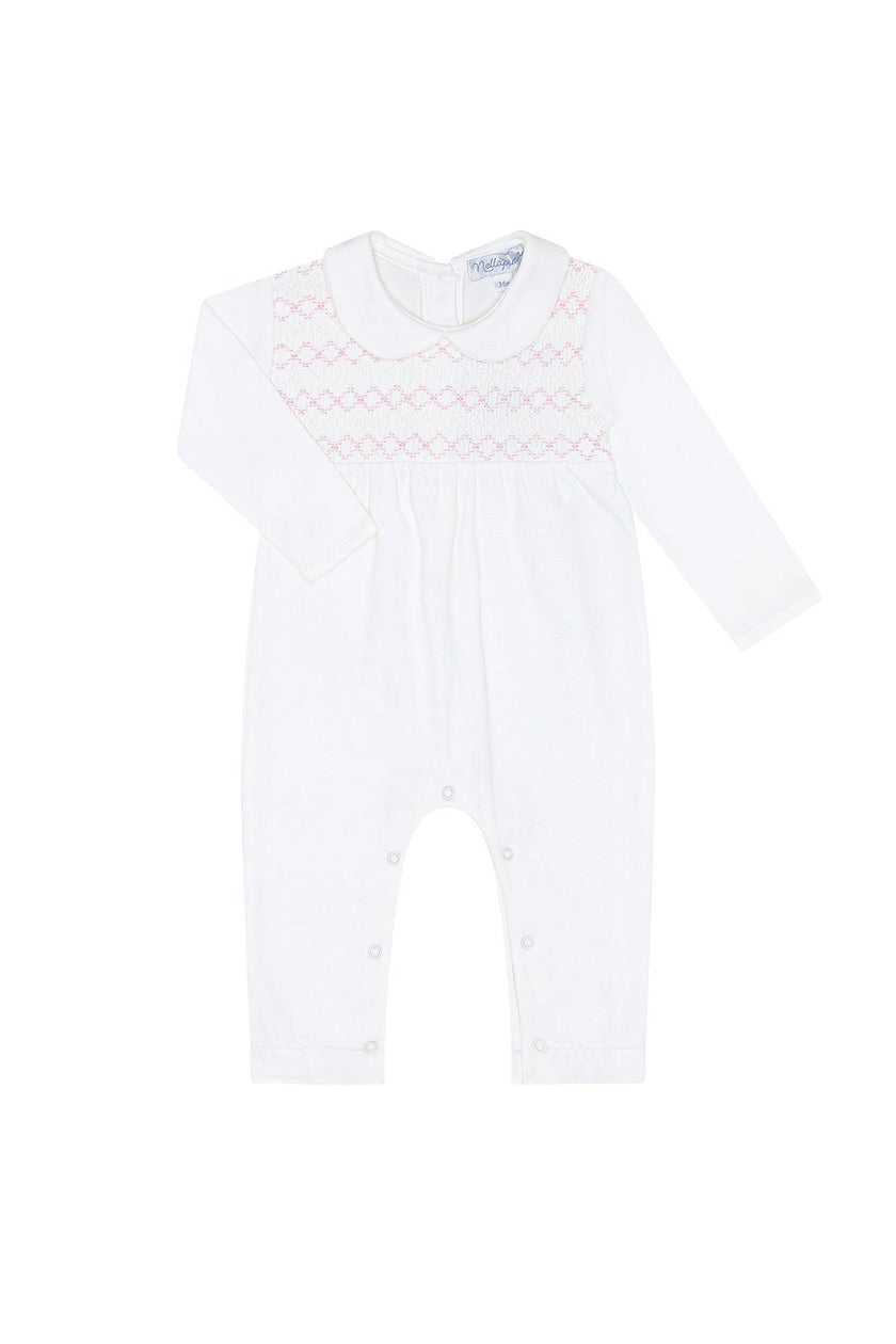 Signature Smocked Girls Playsuit
