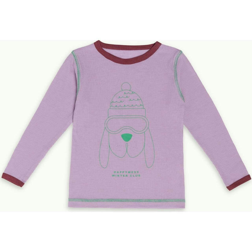 children's wool thermoactive longsleeve  - happy doggo