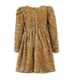 Golden Party Shimmer Dress