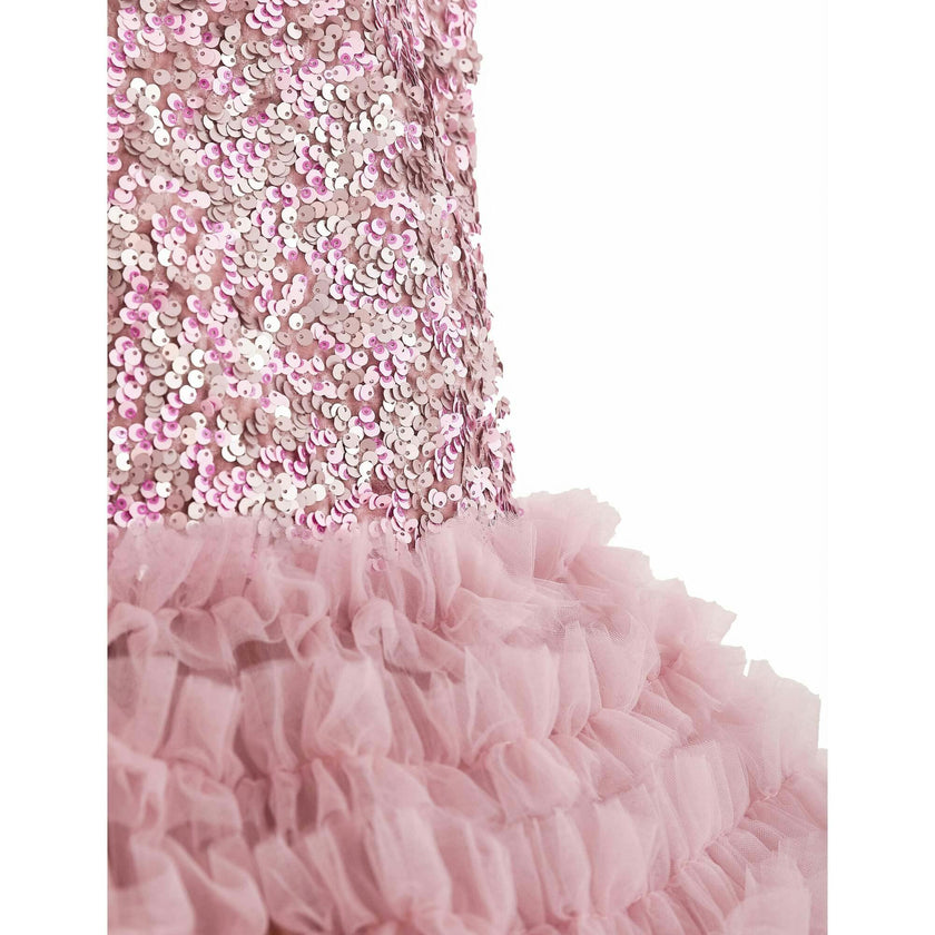 Sequin & Tulle Party Dress