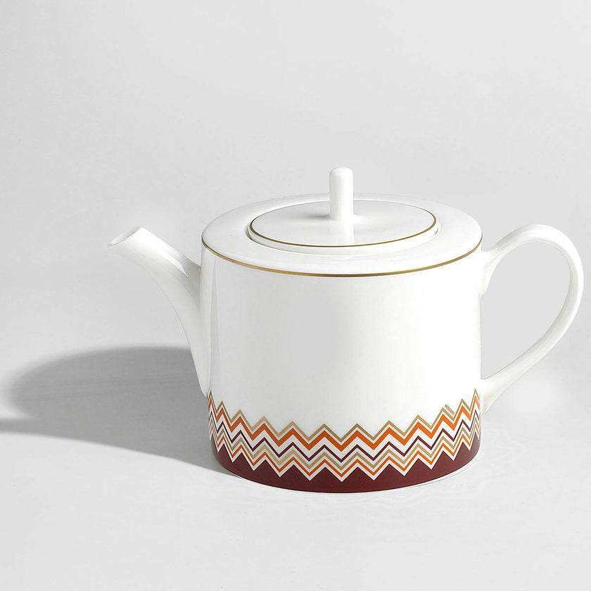 Tea Pot Or Coffee Pot Iconic  Multicolor Diam. 4.75"