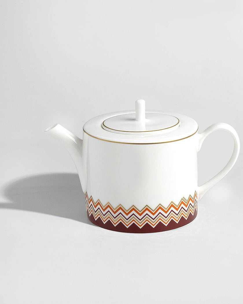 Tea Pot Or Coffee Pot Iconic  Multicolor Diam. 4.75"