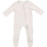 Zippered Footie, Oat