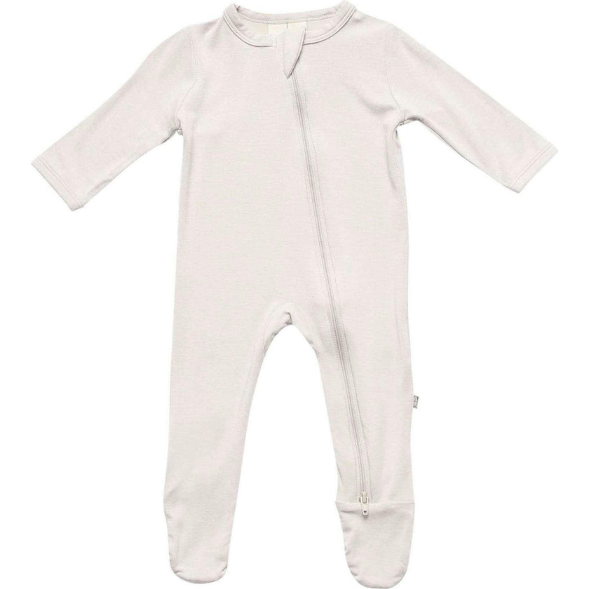 Zippered Footie, Oat