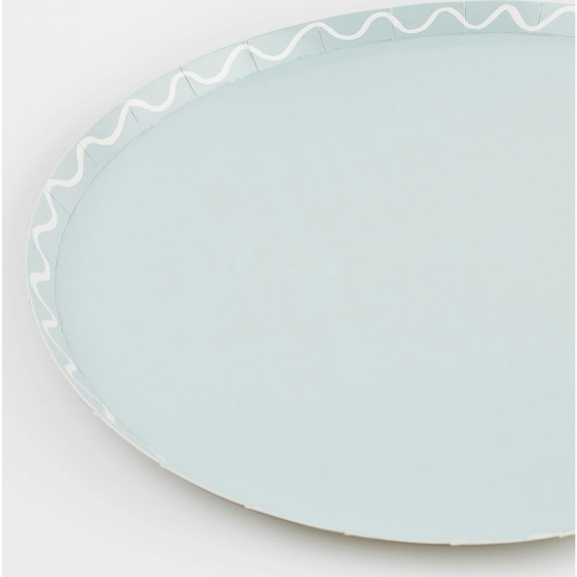 Mixed Wavy Line Side Plates