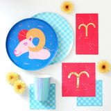 Zodiac Aries Dinner Plates