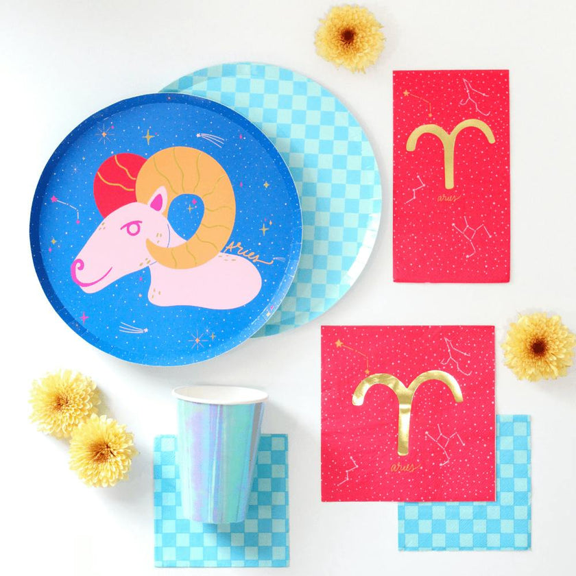 Zodiac Aries Dinner Plates