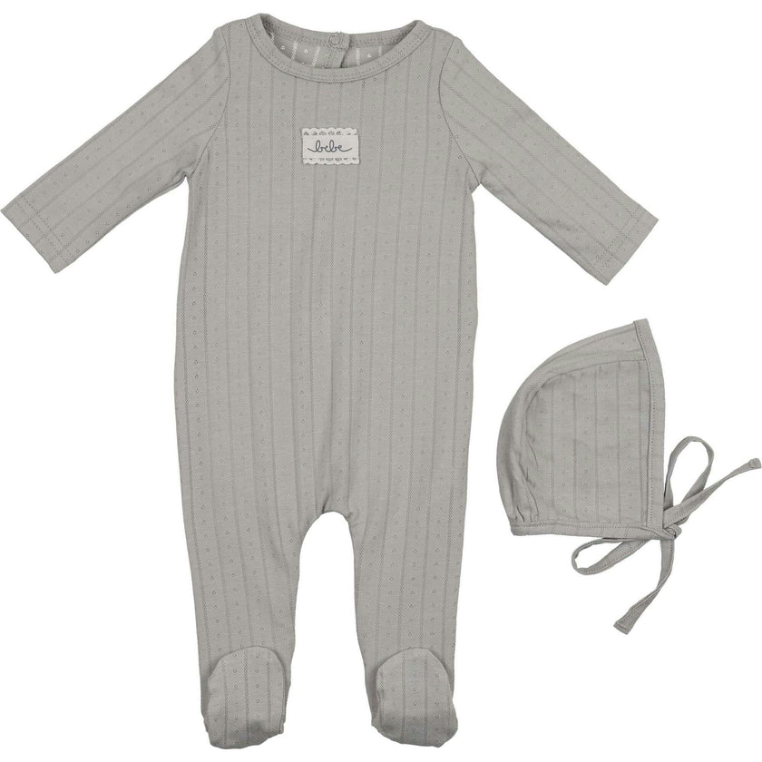 Bebe Pointelle Footie