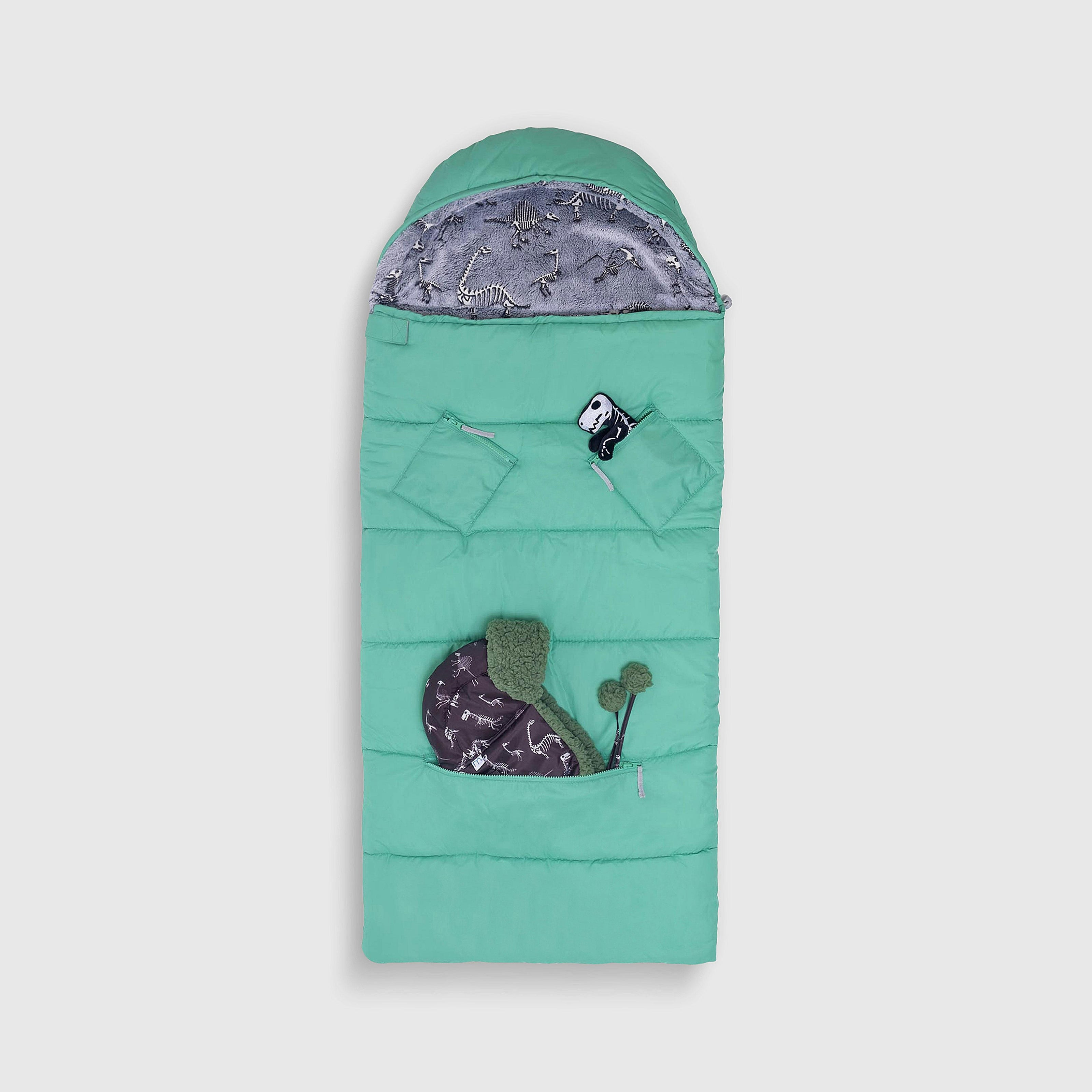 Sleep-N-Pack™ – Little Kid Size | Glow-In-The-Dark Collection: Glow Dino Bones