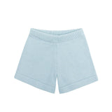 Unisex Light Blue Knit Short