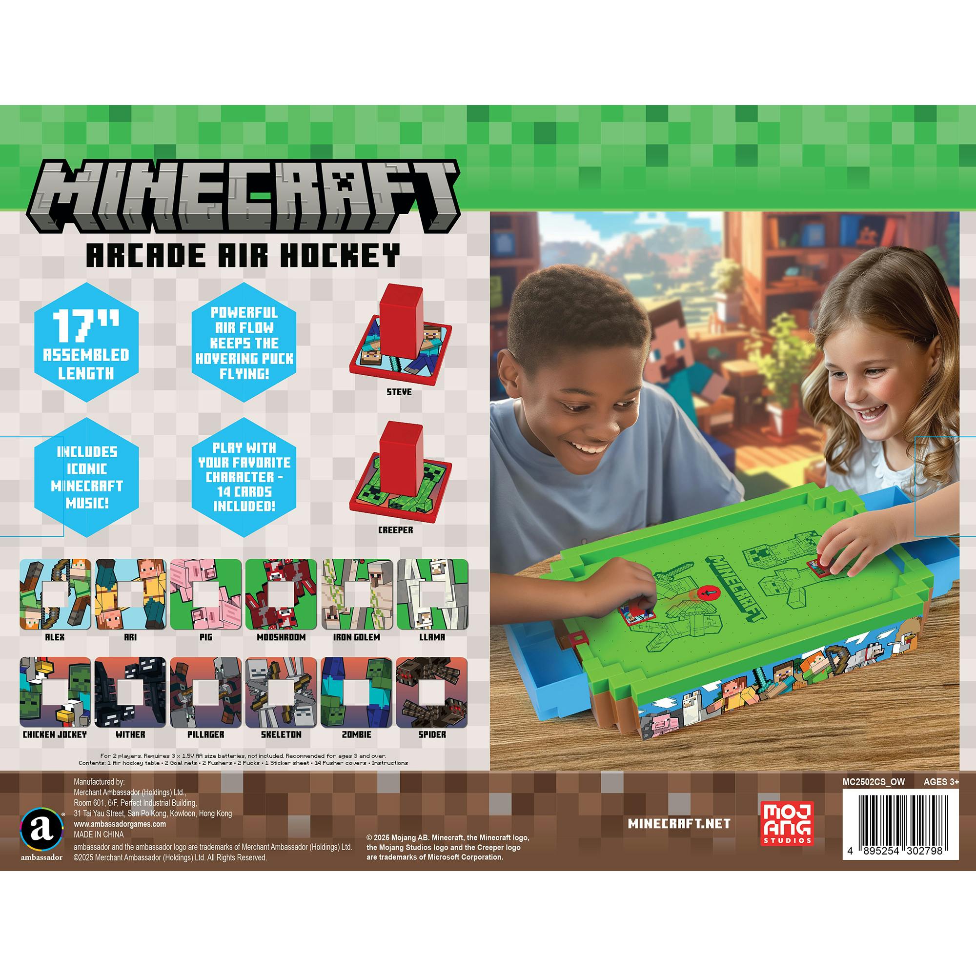 Minecraft Arcade: Air Hockey (Core Series) - Overworld