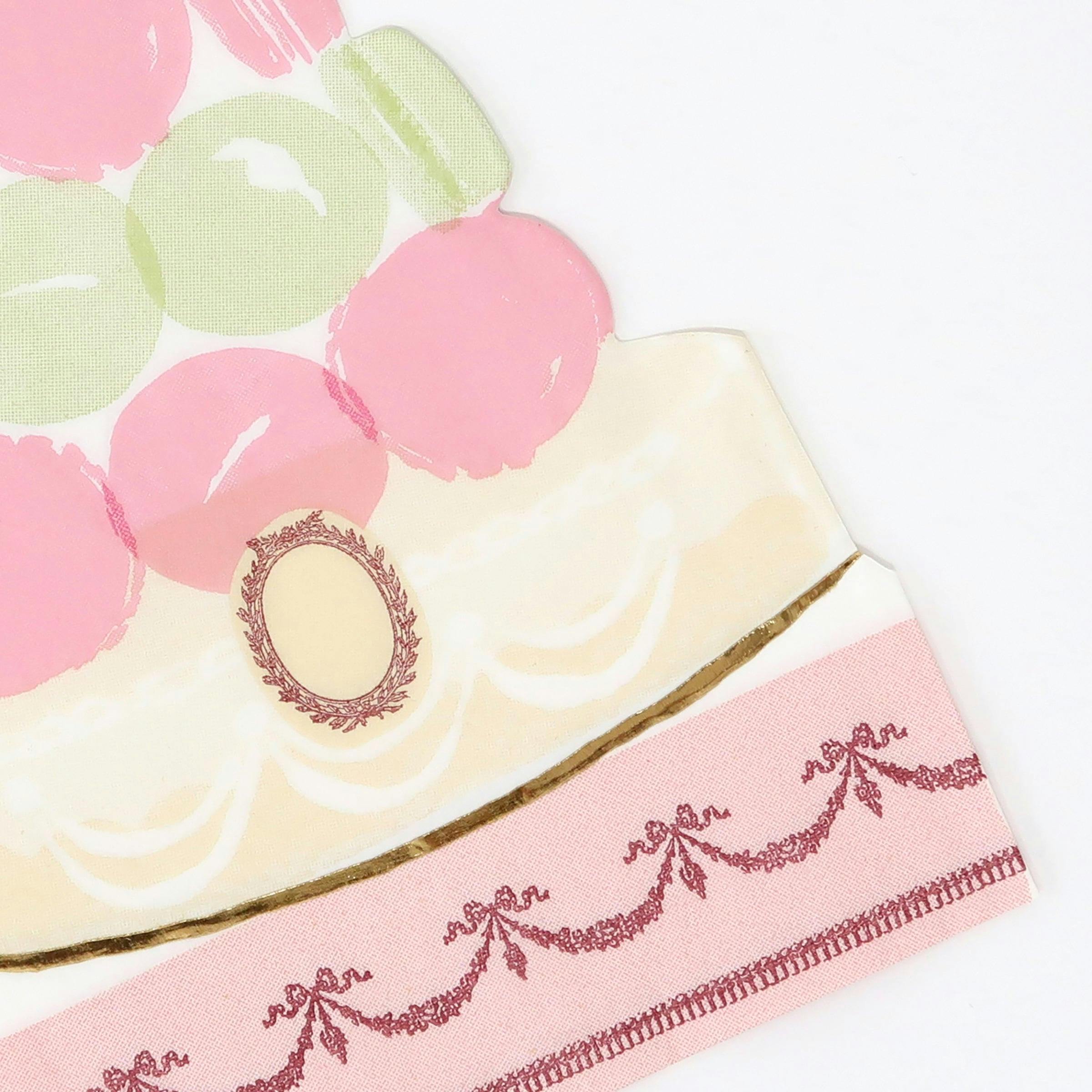 Ladurée Paris Macaron Pyramid Napkins