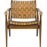 Dilan Leather Safari Chair