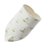 Sailboat Melody Organic Cotton Kerchief Bib