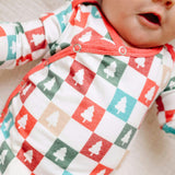 Newborn Knotted Gown - Fraser