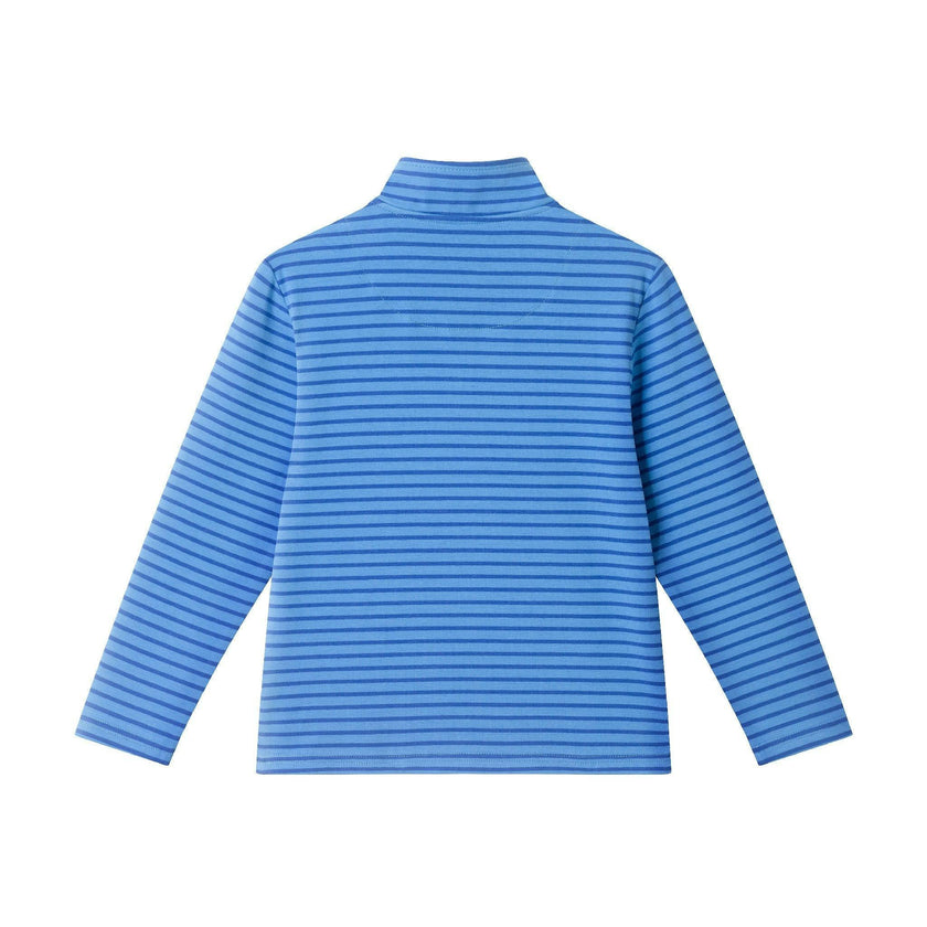 Kids Quarter Zip Stripe Pullover