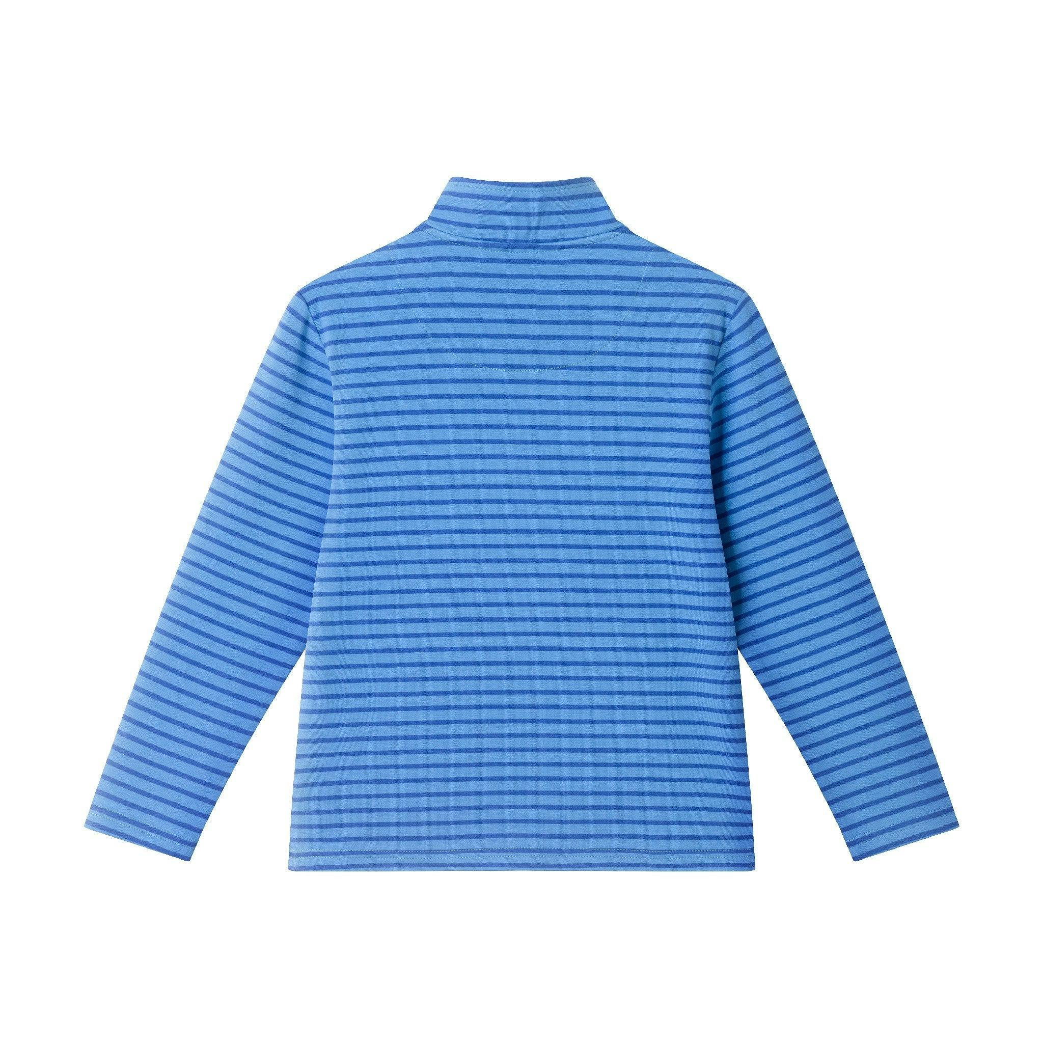 Kids Quarter Zip Stripe Pullover
