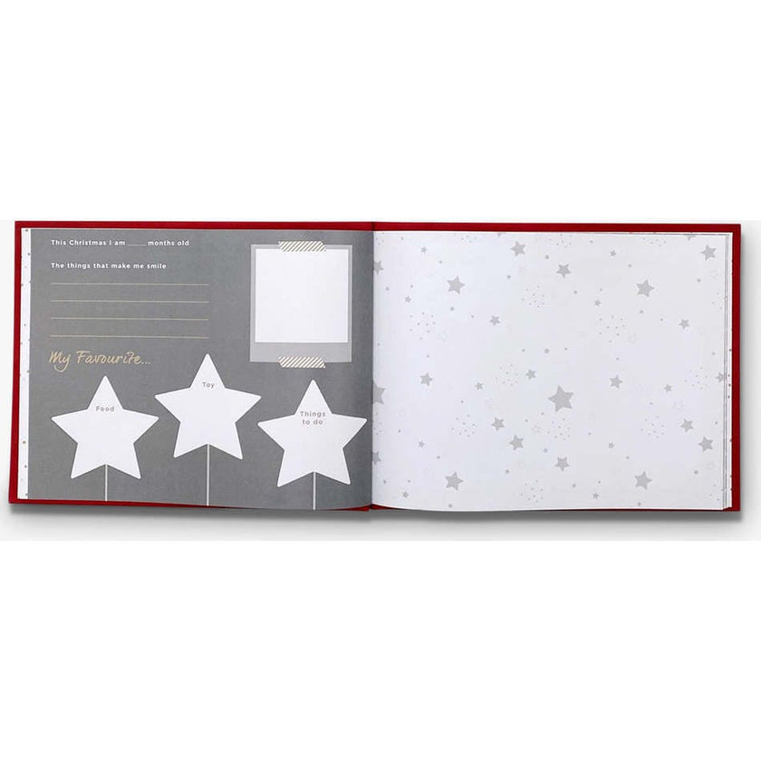 Baby's First Christmas Keepsake Journal with Personalized Berkeley