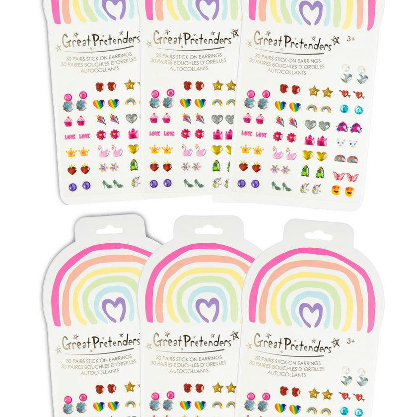 Rainbow Love Sticker Earrings Bundle