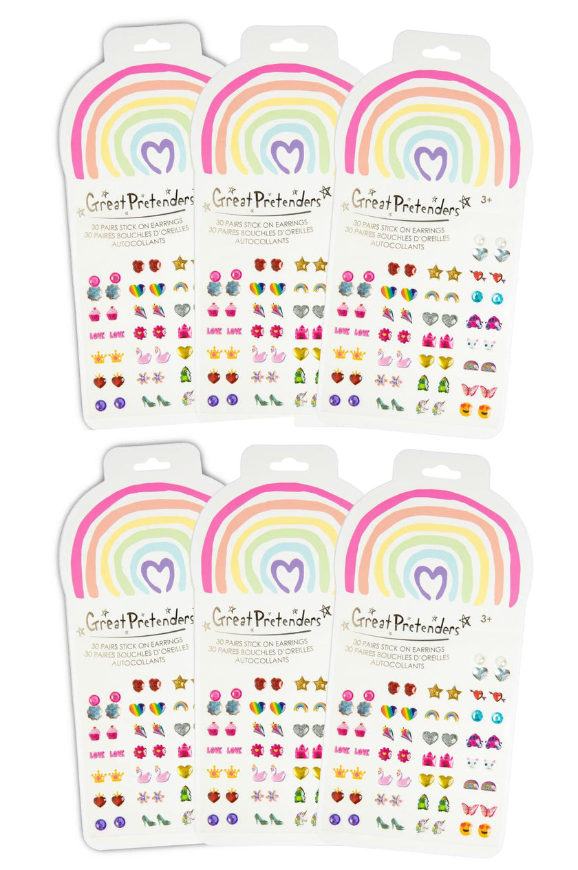 Rainbow Love Sticker Earrings Bundle