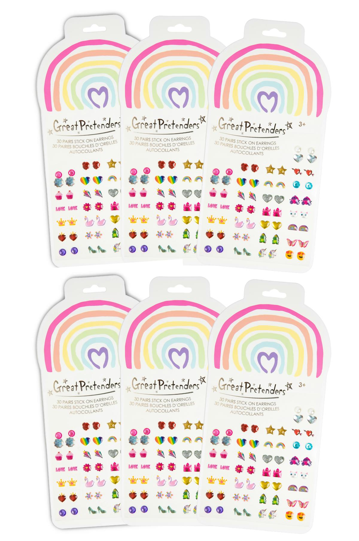 Rainbow Love Sticker Earrings Bundle