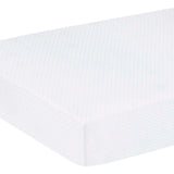 Pima Crib Sheet - Pink Micro Dot