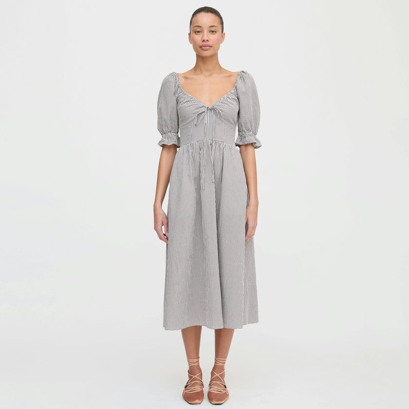 The Ophelia Dress - Chocolate Gingham