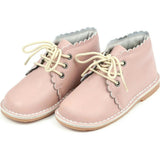 Georgie Scalloped Lace Up Boot