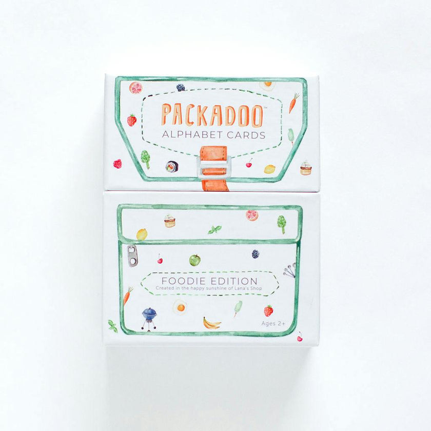 Packadoo Alphabet Cards Foodie Edition