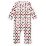 Thompson Boys' Pima Cotton Romper Cowboy Christmas