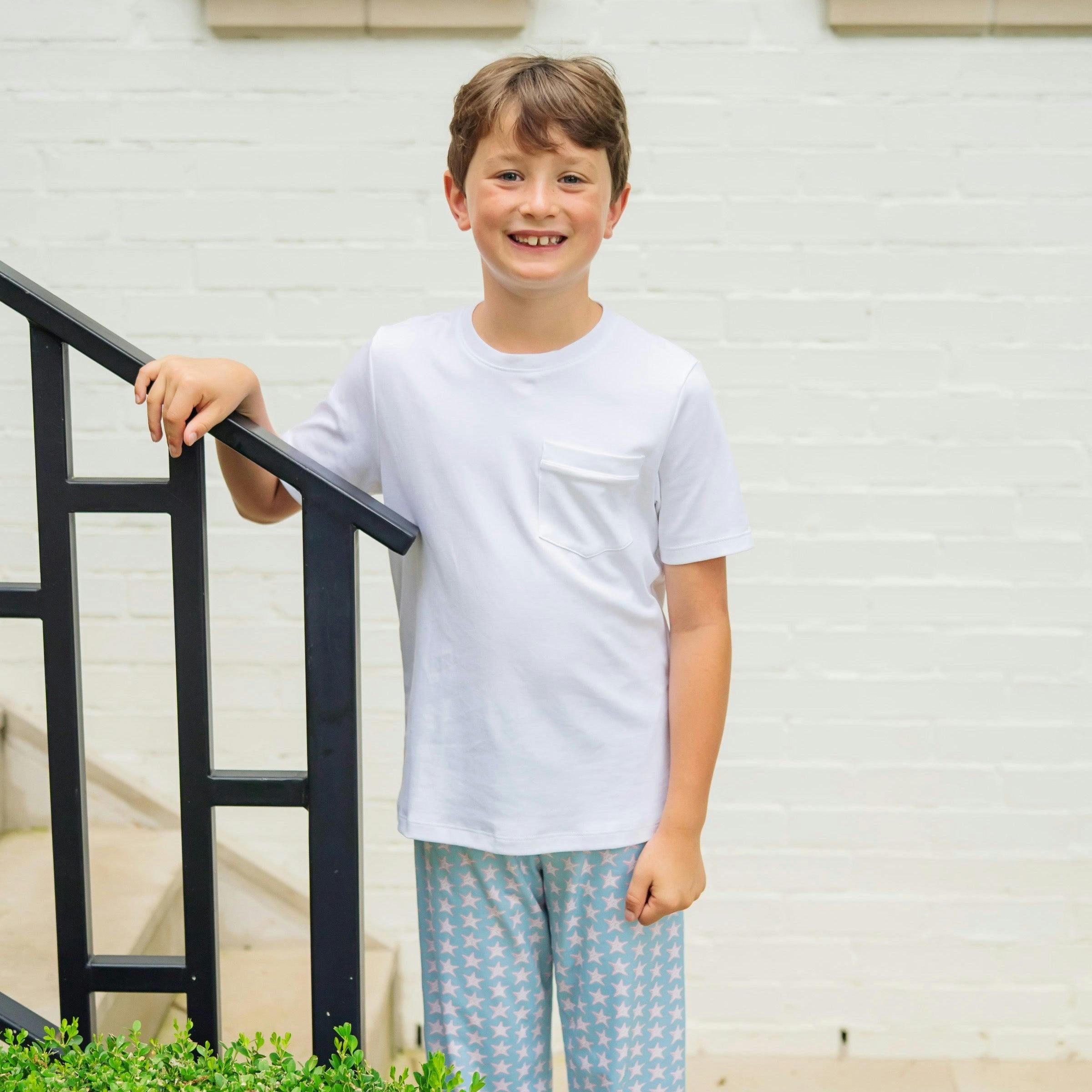 Beckett Boys' Hangout Pant - Seaside Starfish